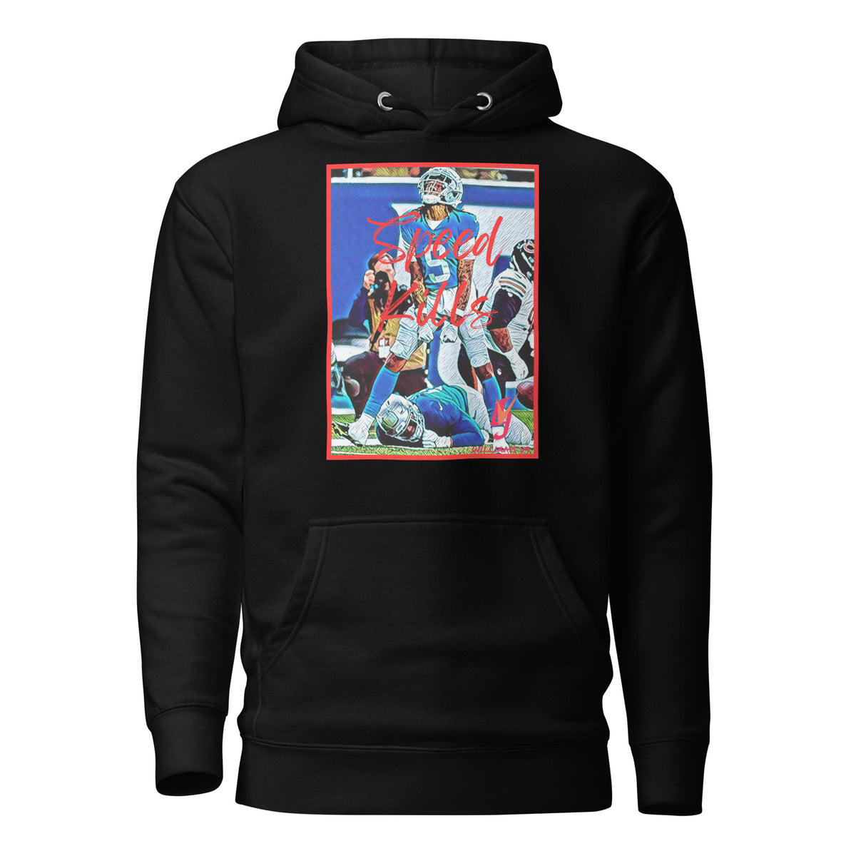 Jameson Williams Speed Kills - Premium Unisex Hoodie