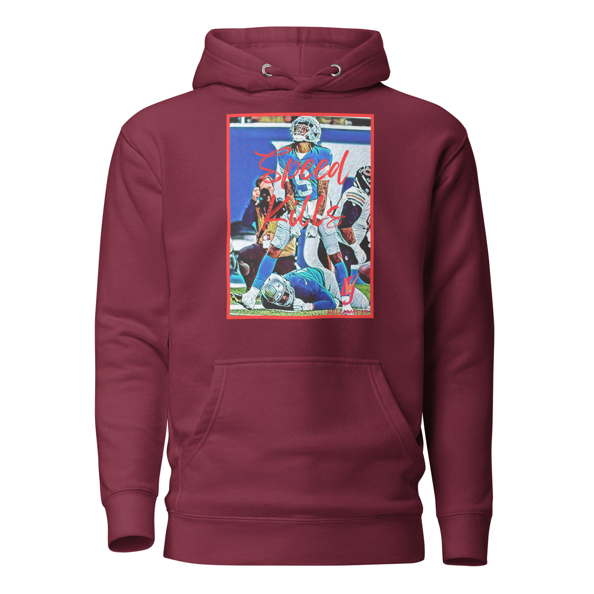 Jameson Williams Speed Kills - Premium Unisex Hoodie