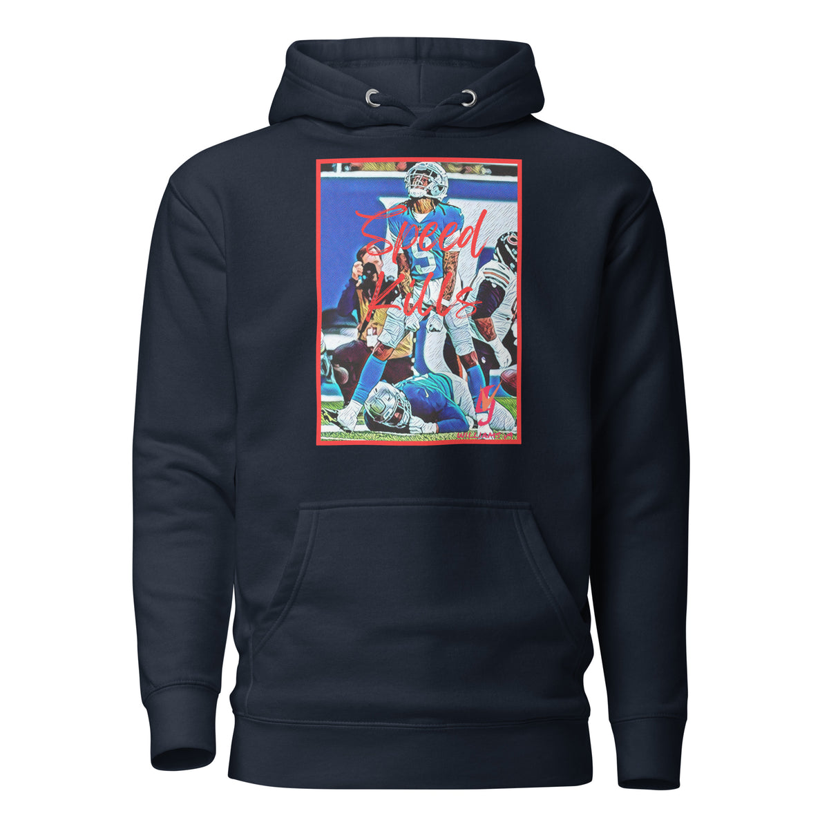 Jameson Williams Speed Kills - Premium Unisex Hoodie