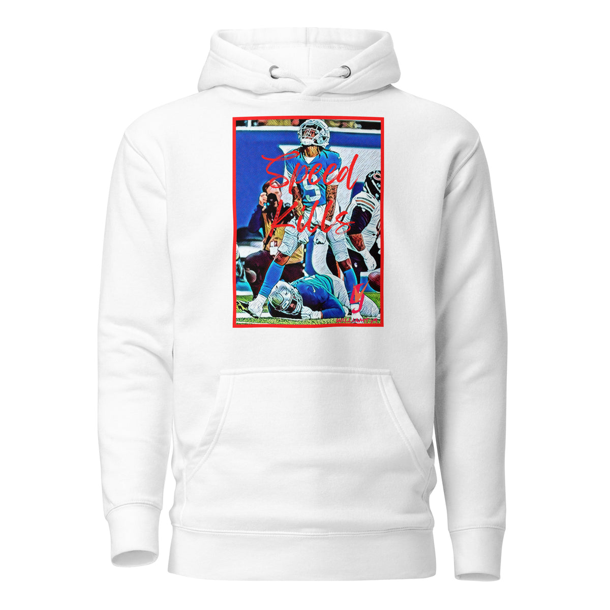 Jameson Williams Speed Kills - Premium Unisex Hoodie