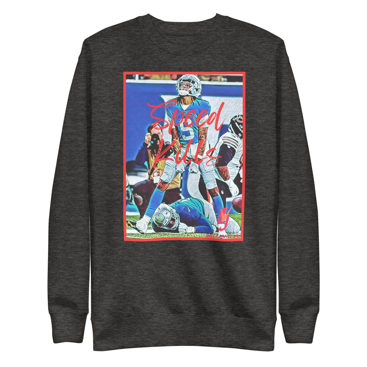 Jameson Williams Speed Kills - Unisex Premium Sweatshirt
