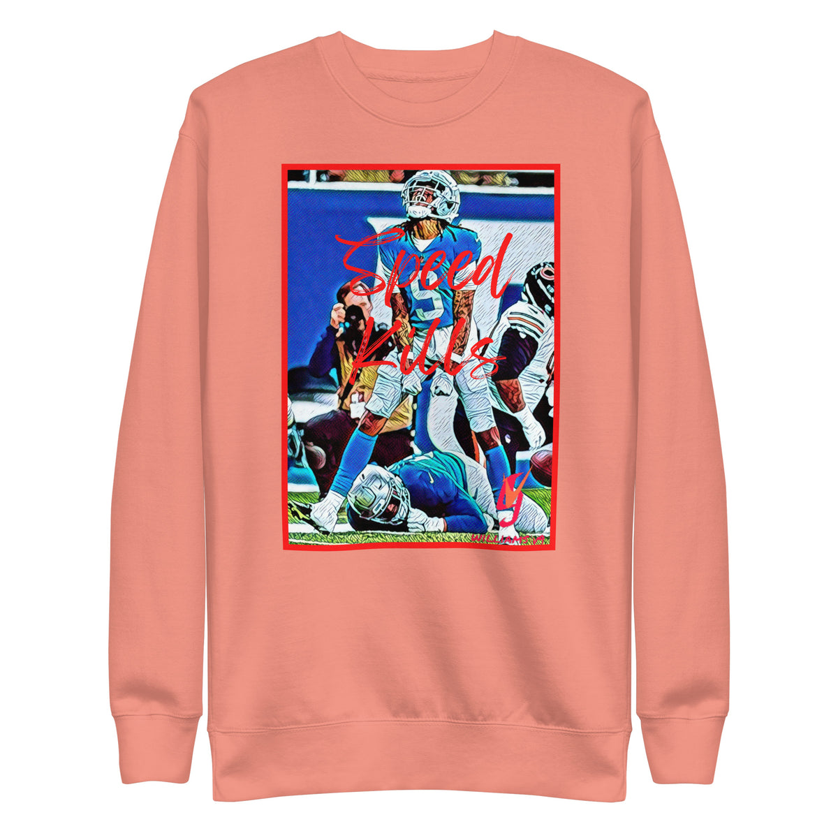 Jameson Williams Speed Kills - Unisex Premium Sweatshirt