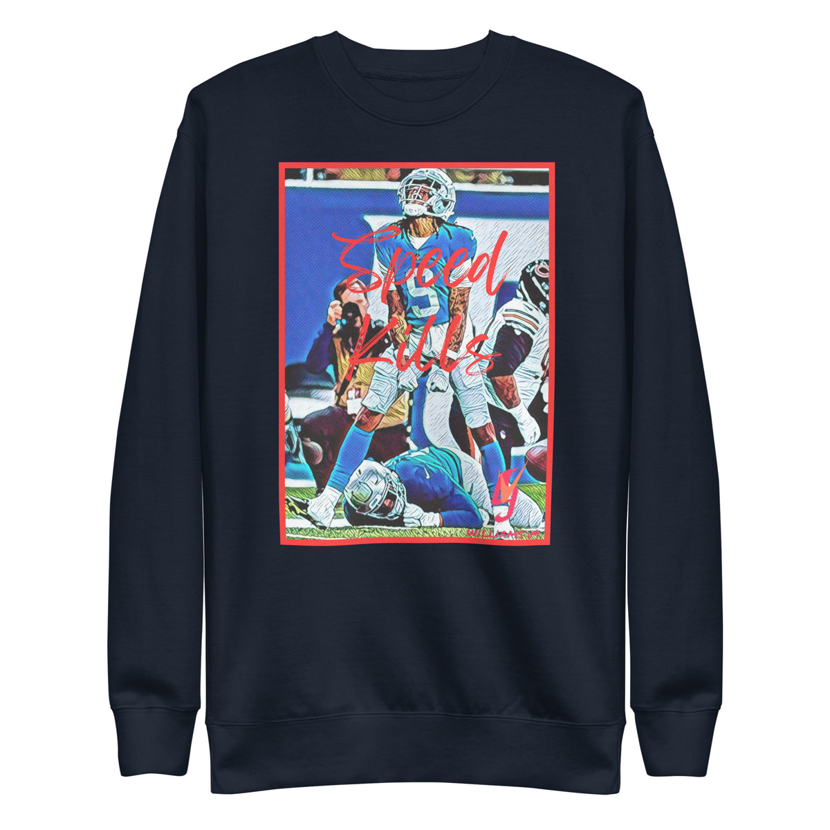 Jameson Williams Speed Kills - Unisex Premium Sweatshirt