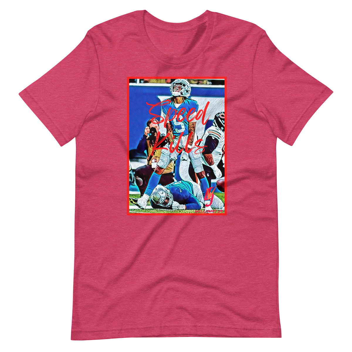 Jameson Williams Speed Kills - Unisex Premium T-Shirt