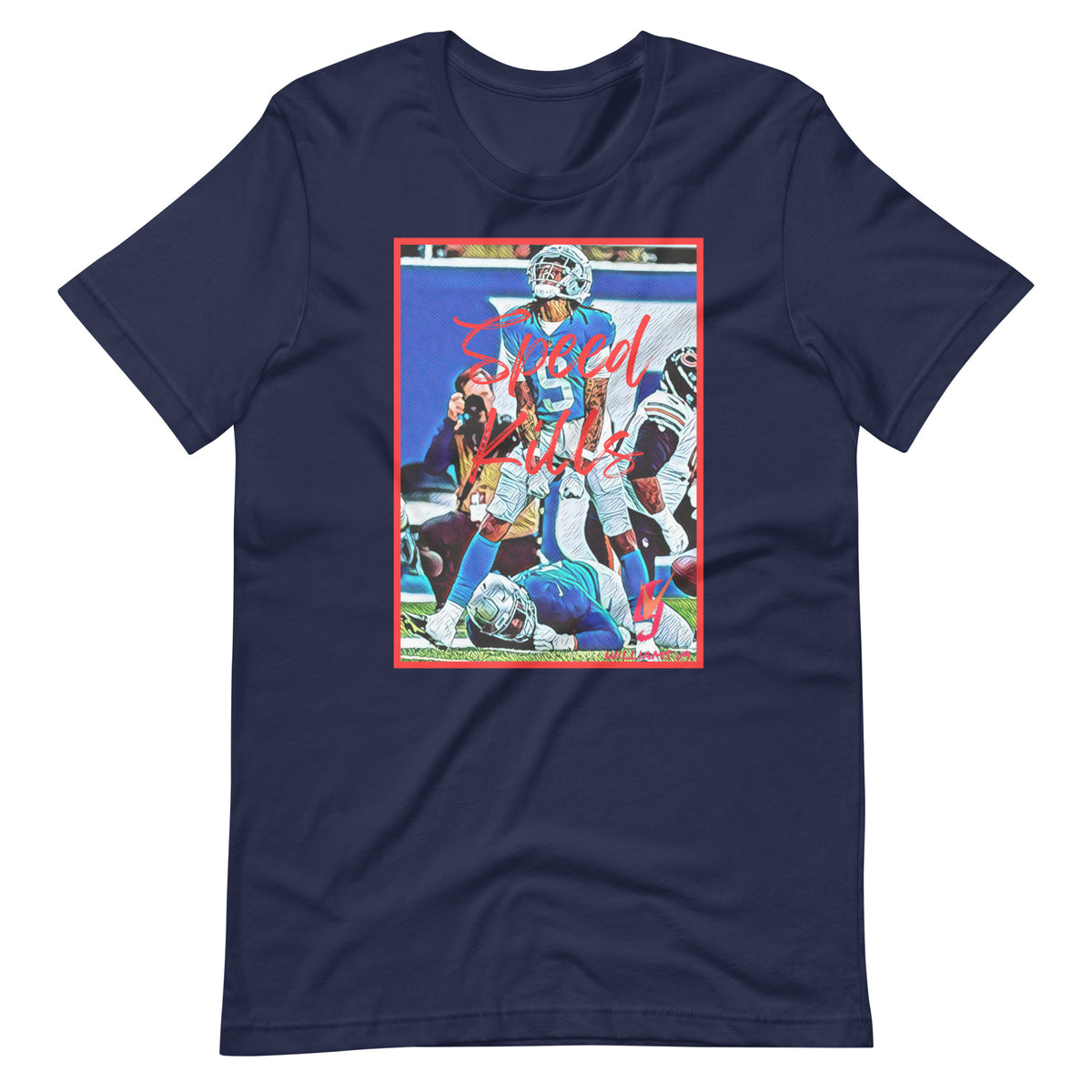 Jameson Williams Speed Kills - Unisex Premium T-Shirt