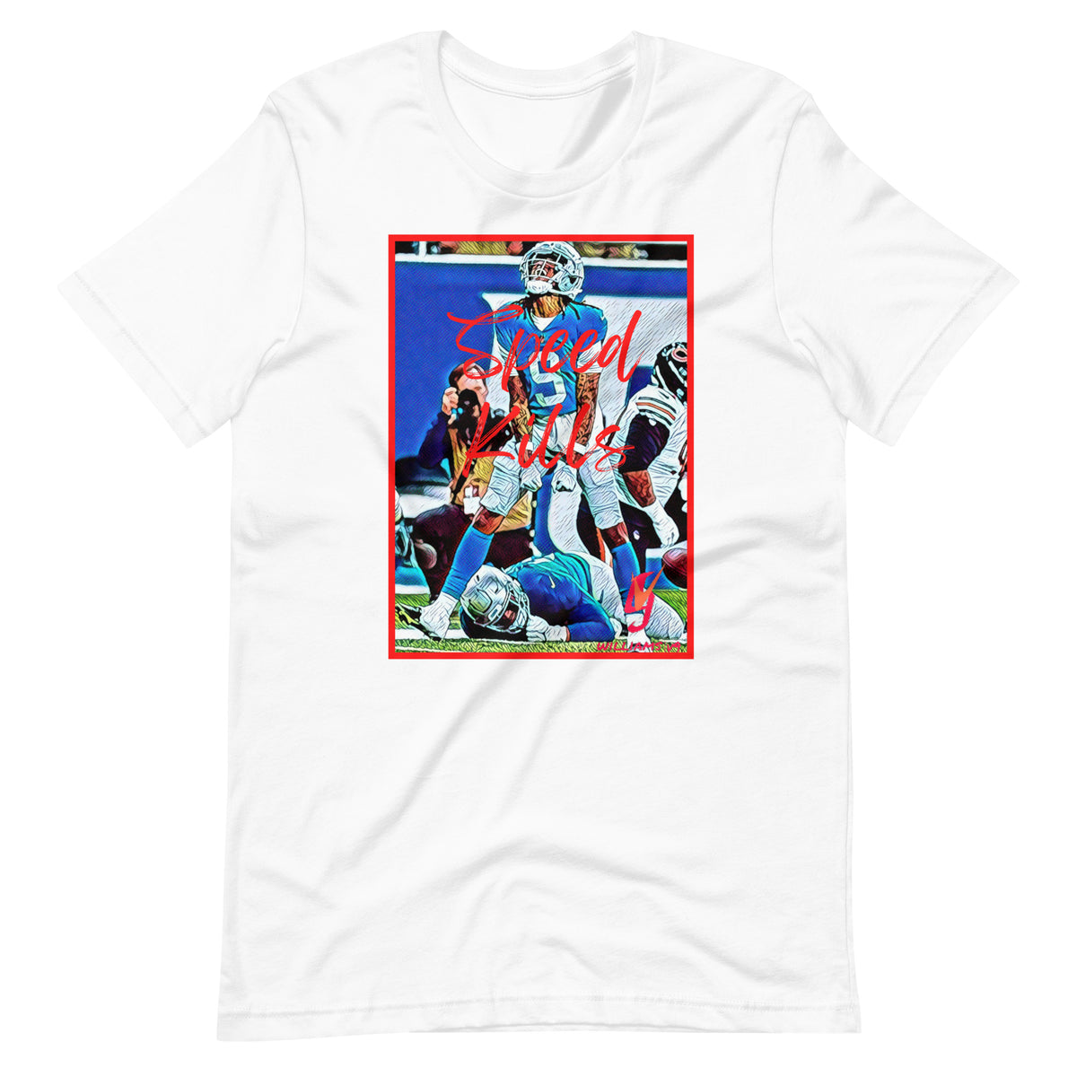 Jameson Williams Speed Kills - Unisex Premium T-Shirt