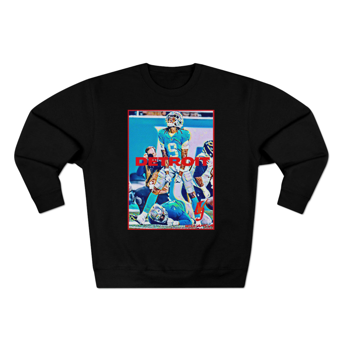 Jameson Williams V9 - Unisex Premium Sweatshirt