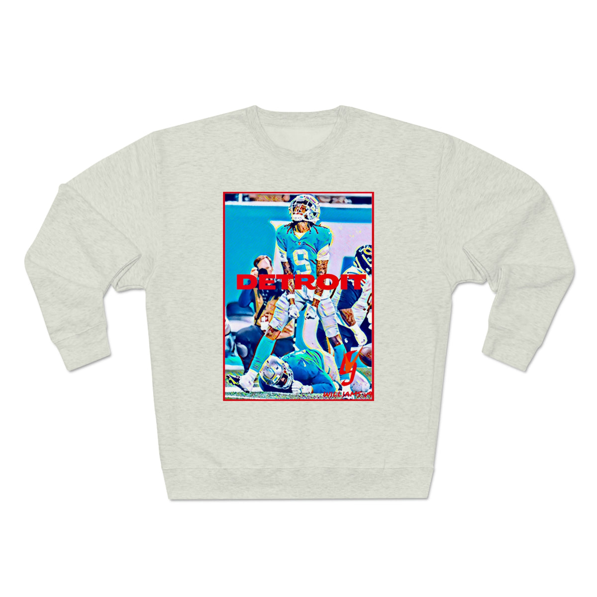 Jameson Williams V9 - Unisex Premium Sweatshirt