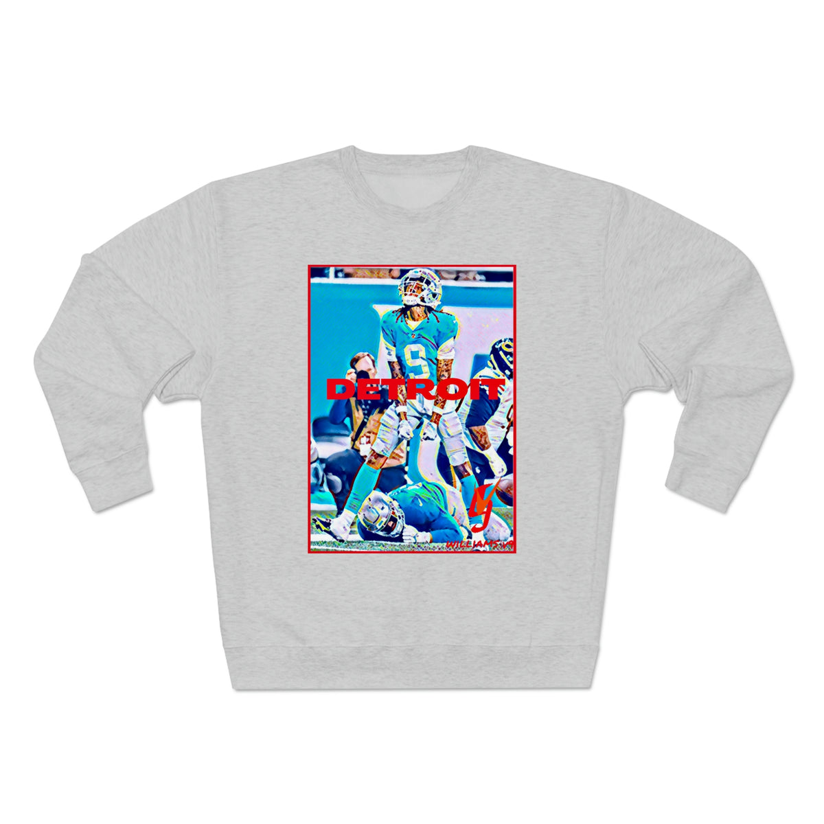 Jameson Williams V9 - Unisex Premium Sweatshirt