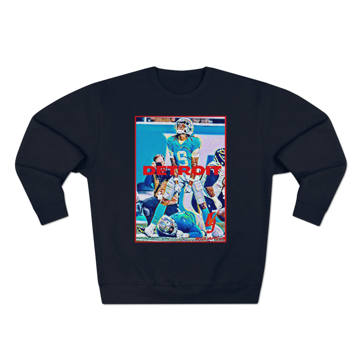 Jameson Williams V9 - Unisex Premium Sweatshirt