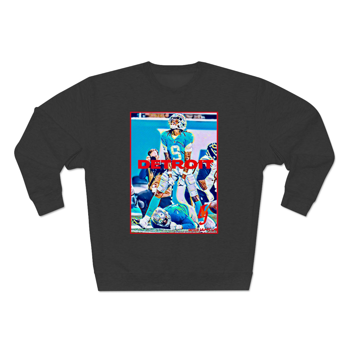 Jameson Williams V9 - Unisex Premium Sweatshirt
