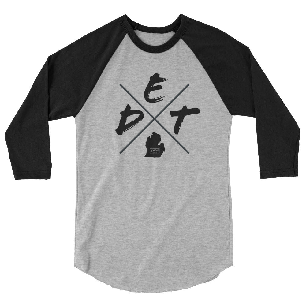 Unisex DET x Michigan - 3/4 Sleeve T-Shirt