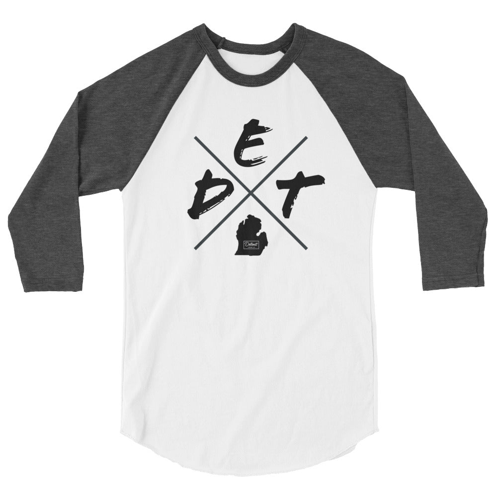 Unisex DET x Michigan - 3/4 Sleeve T-Shirt