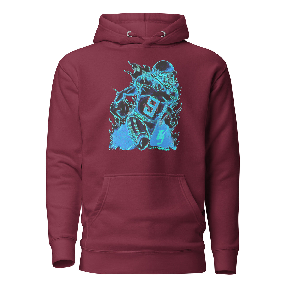 Jameson Williams V9 - Premium Unisex Hoodie