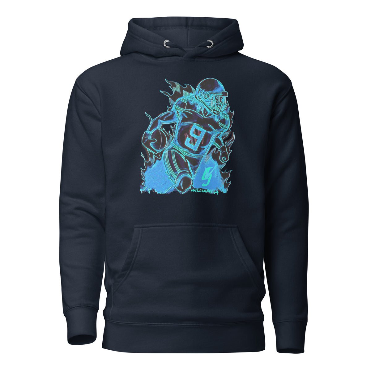 Jameson Williams V9 - Premium Unisex Hoodie