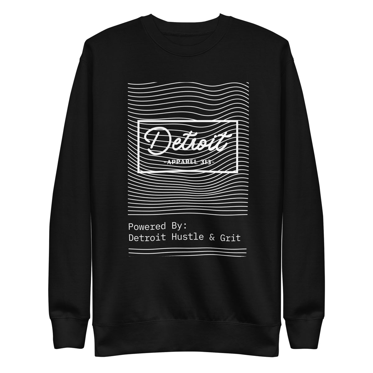 Powered by Hustle & Grit - Unisex Premium Sweatshirt