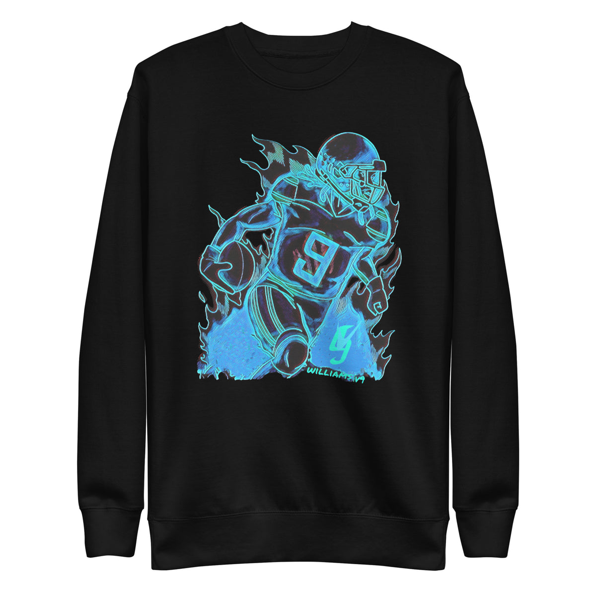 Jameson Williams V9 - Unisex Premium Sweatshirt