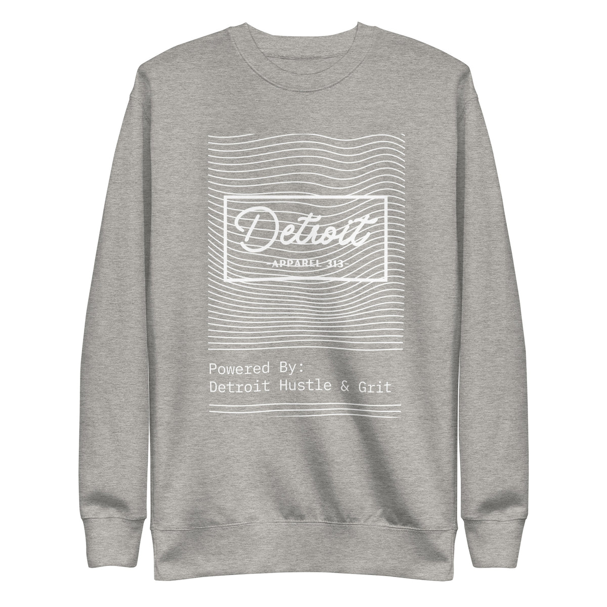 Powered by Hustle & Grit - Unisex Premium Sweatshirt