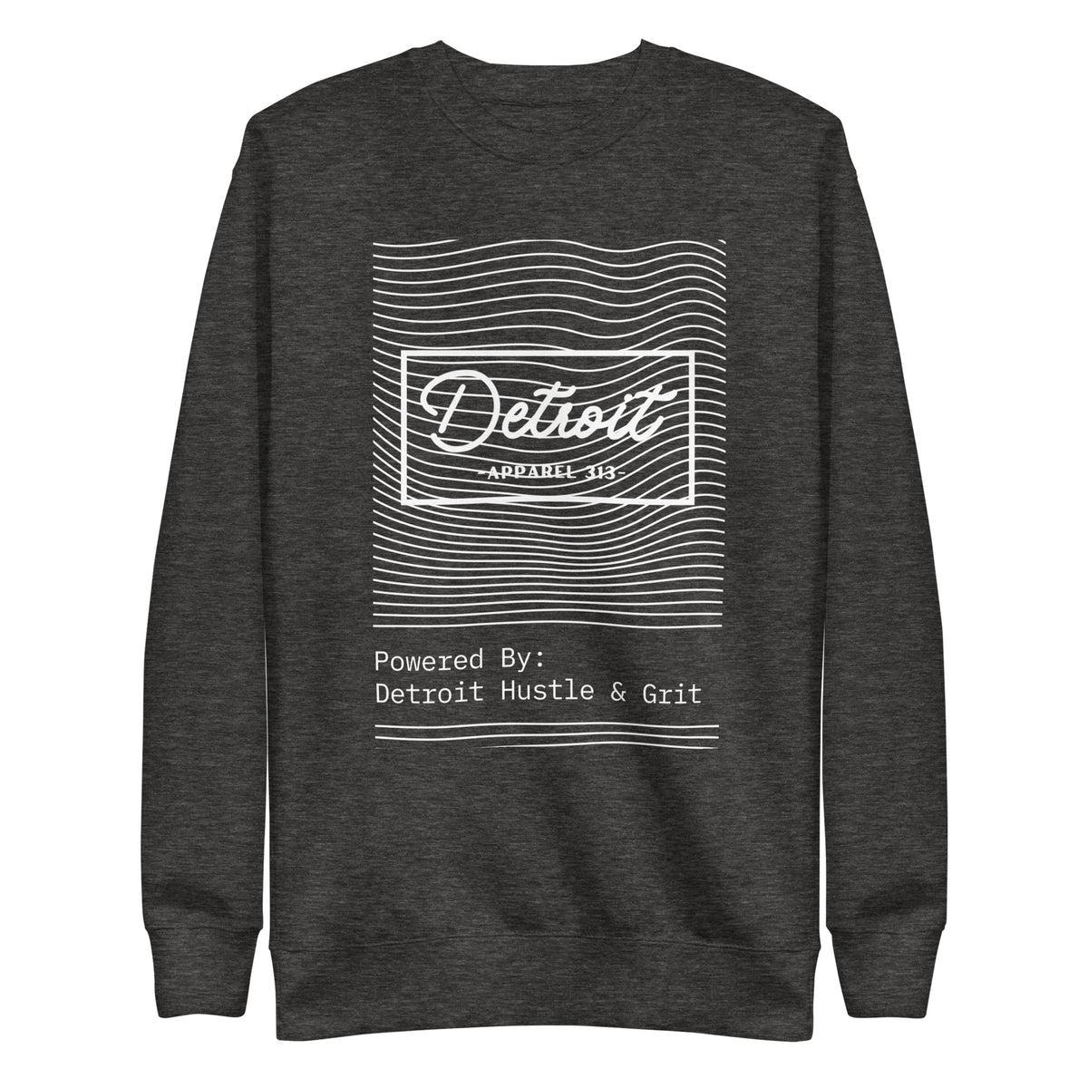 Powered by Hustle & Grit - Unisex Premium Sweatshirt