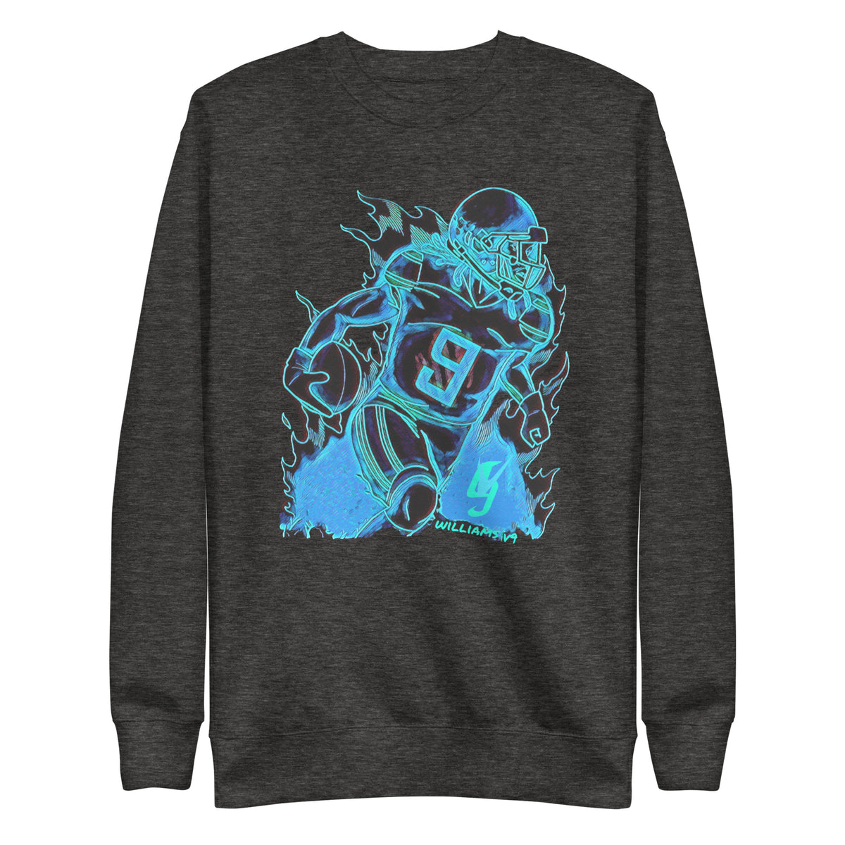 Jameson Williams V9 - Unisex Premium Sweatshirt