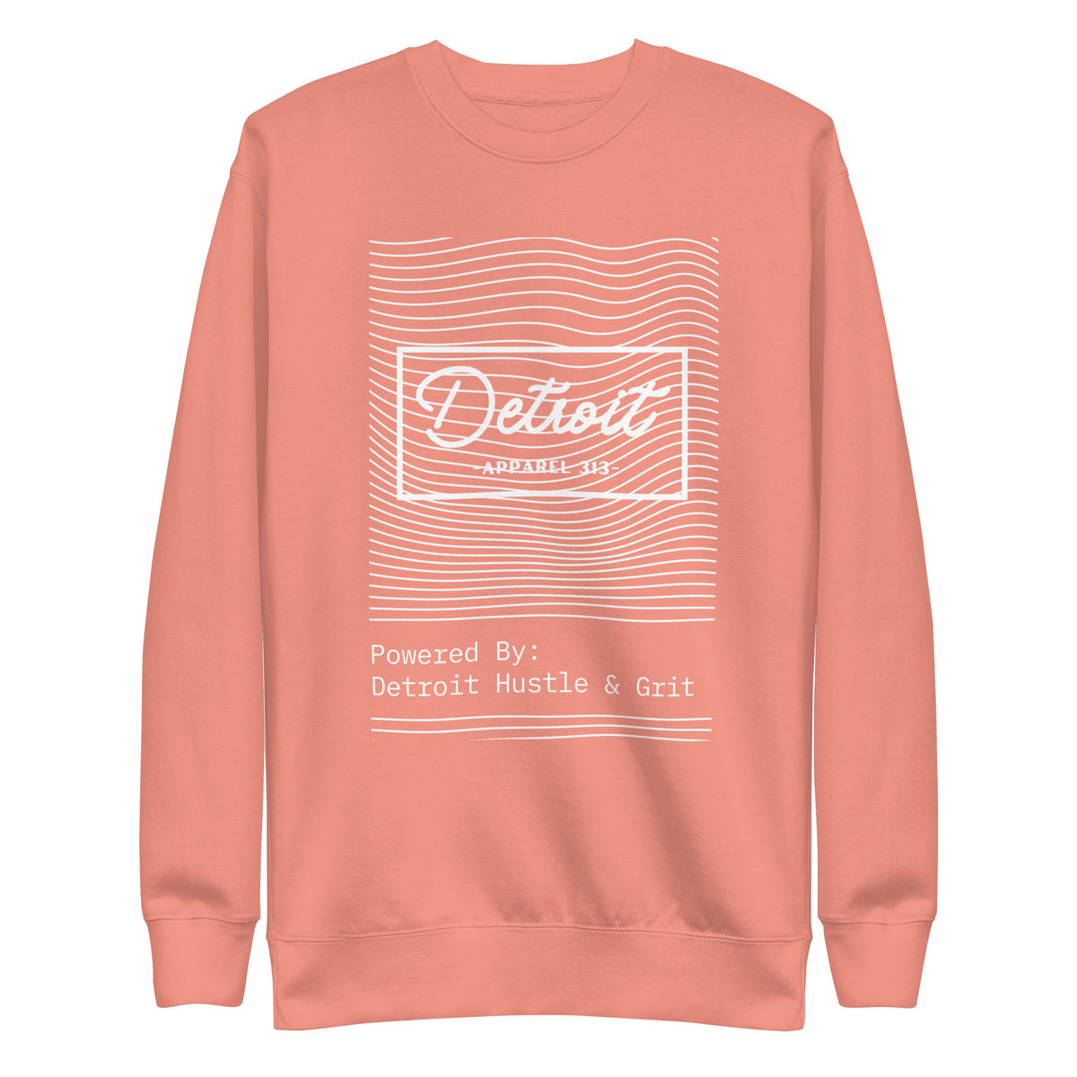 Powered by Hustle & Grit - Unisex Premium Sweatshirt