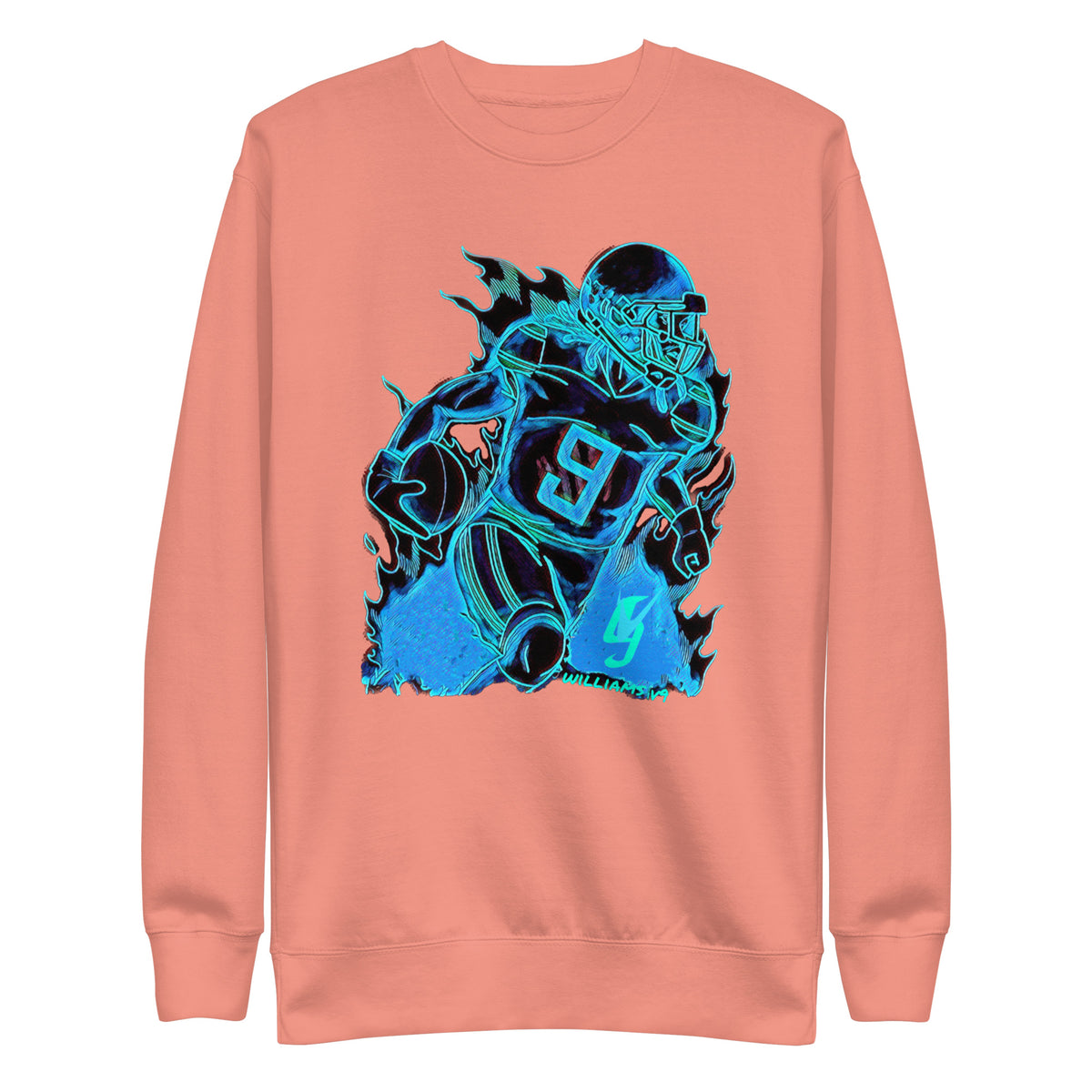 Jameson Williams V9 - Unisex Premium Sweatshirt