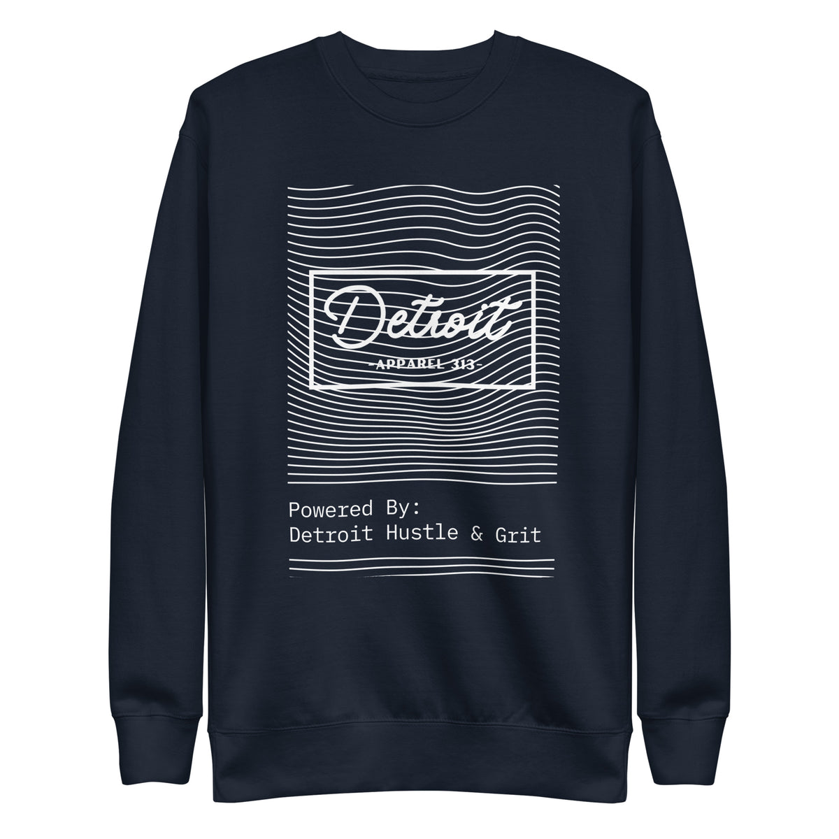 Powered by Hustle & Grit - Unisex Premium Sweatshirt
