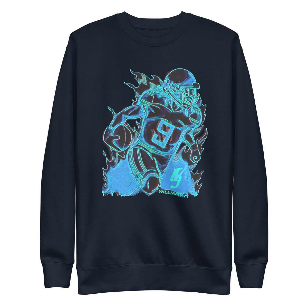 Jameson Williams V9 - Unisex Premium Sweatshirt