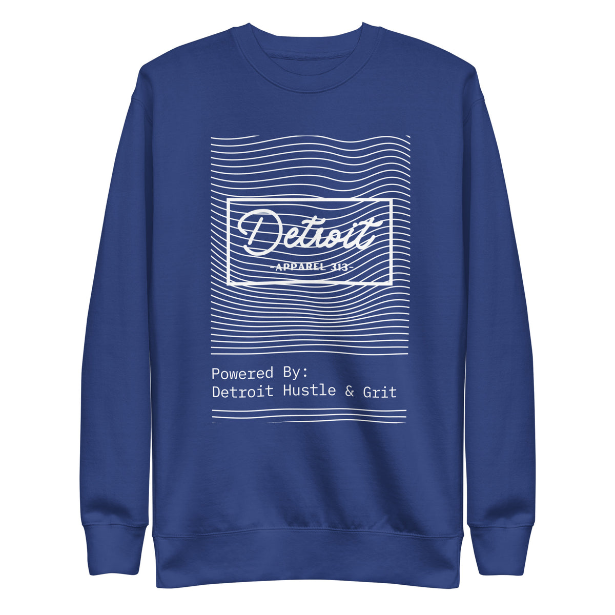 Powered by Hustle & Grit - Unisex Premium Sweatshirt