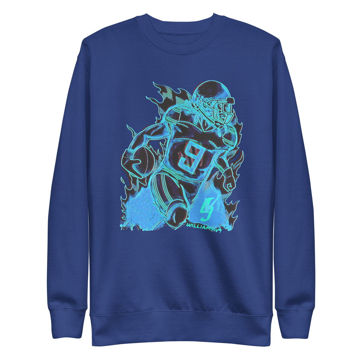 Jameson Williams V9 - Unisex Premium Sweatshirt