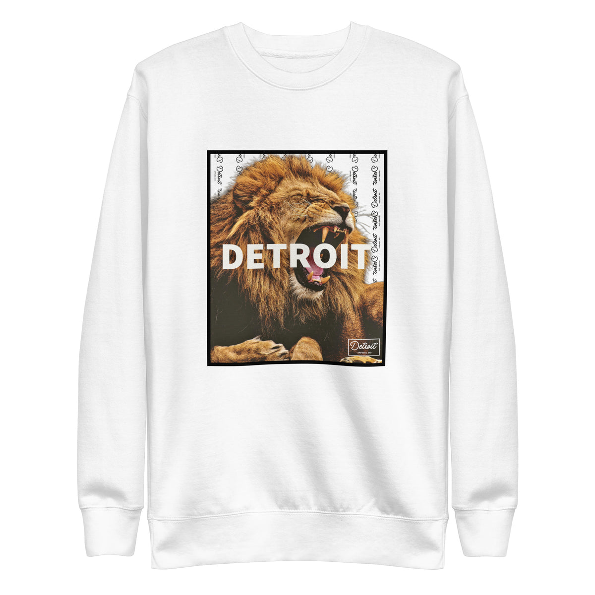 Detroit Roaring Lion - Unisex Premium Sweatshirt