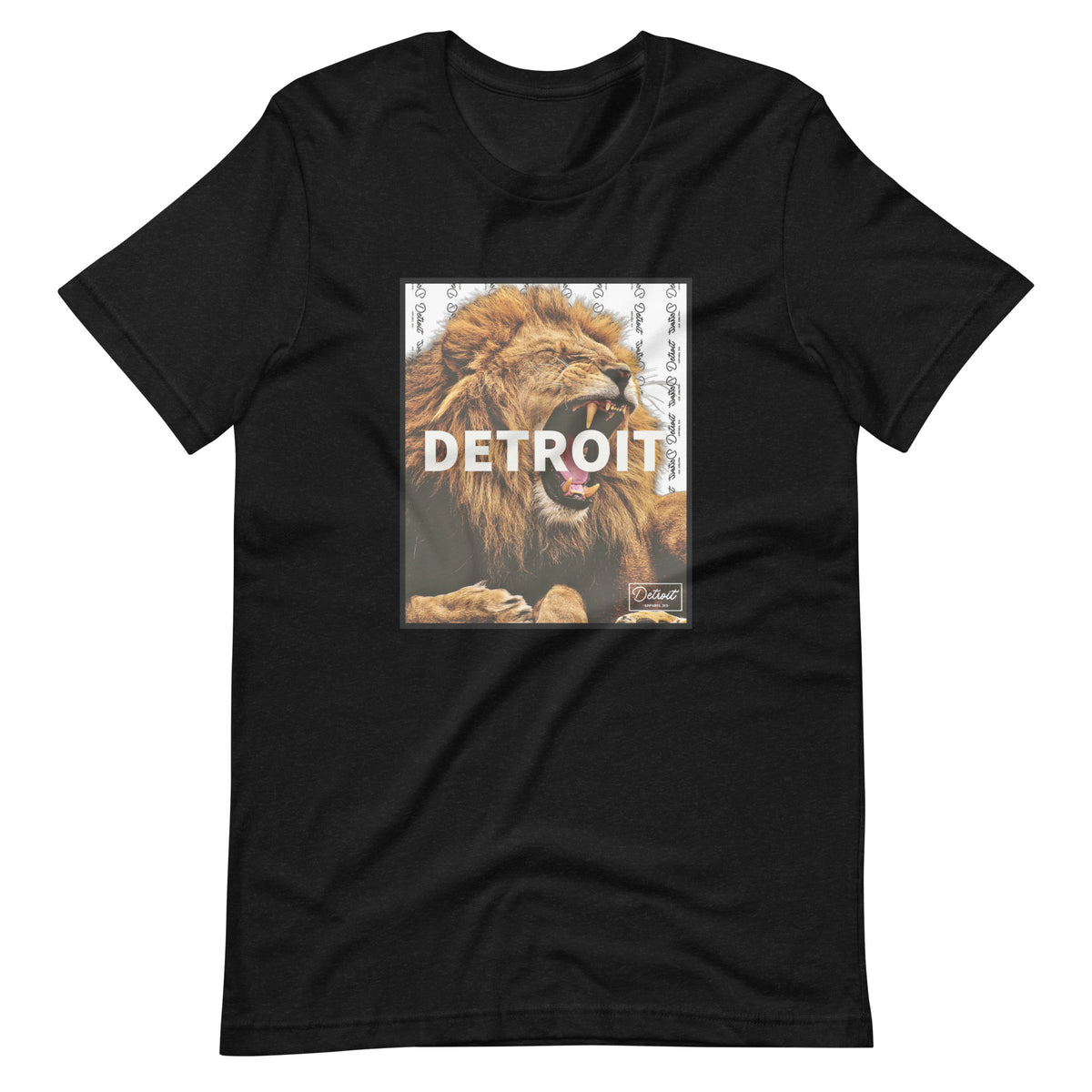 Roaring Detroit Lion - Unisex Premium T-Shirt